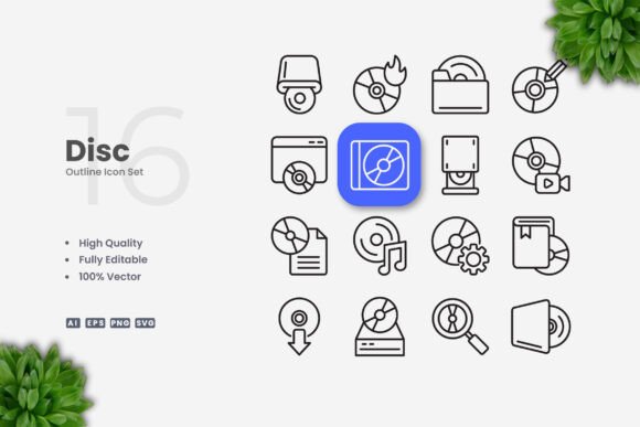 Disc Icons: Strategic Design for Clear Communication and Professional Impact