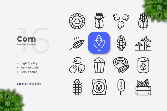 Exploring the Versatility of Corn Icons in Modern Design