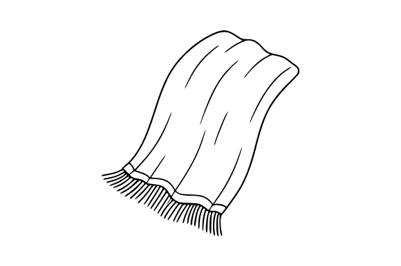Folded Blanket Clip Art: A Versatile Design Asset