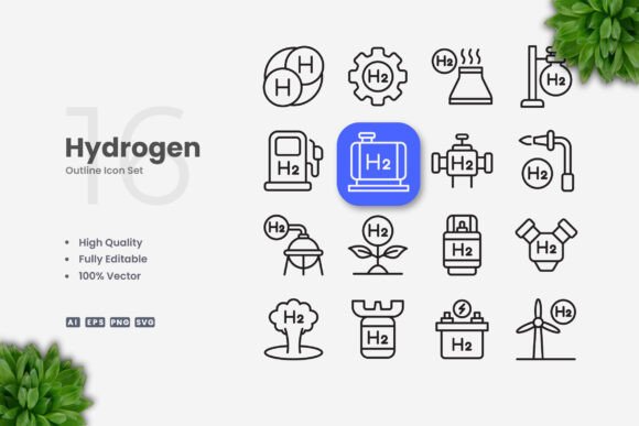 Hydrogen Icons: Simple and Clean Design for Every Project