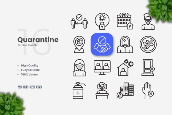Quarantine Icons: A Versatile Design Resource for Modern Projects