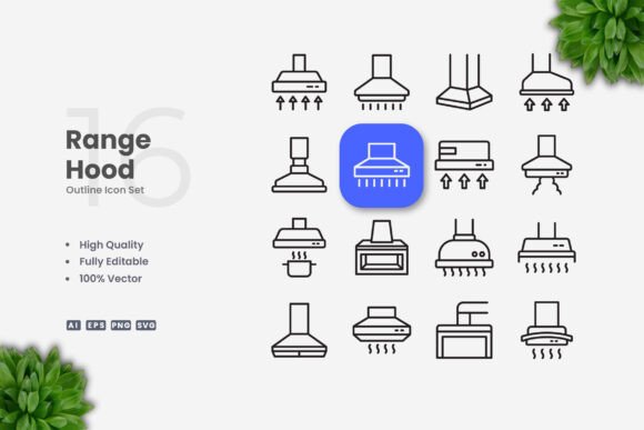 Range Hood Icons: Strategic Design for Clear Communication